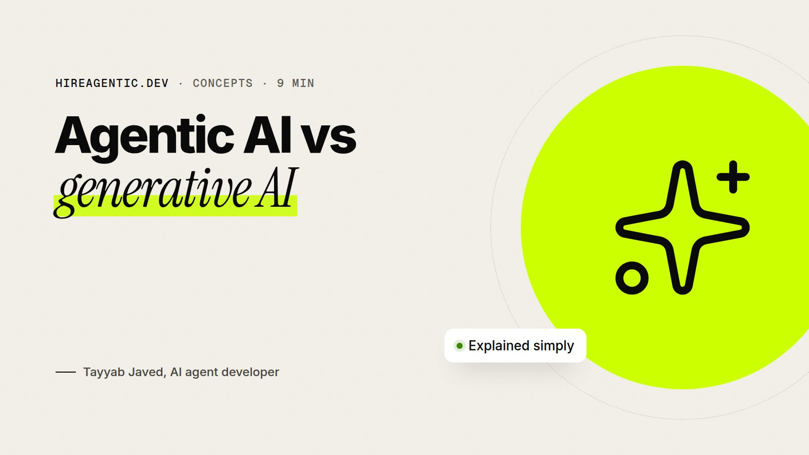Agentic AI vs Generative AI: What's the Difference?